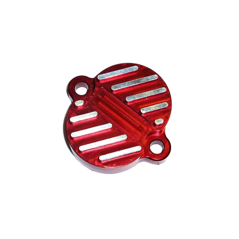 Kryt ventilu hliníkový CNC červený Kawa typ