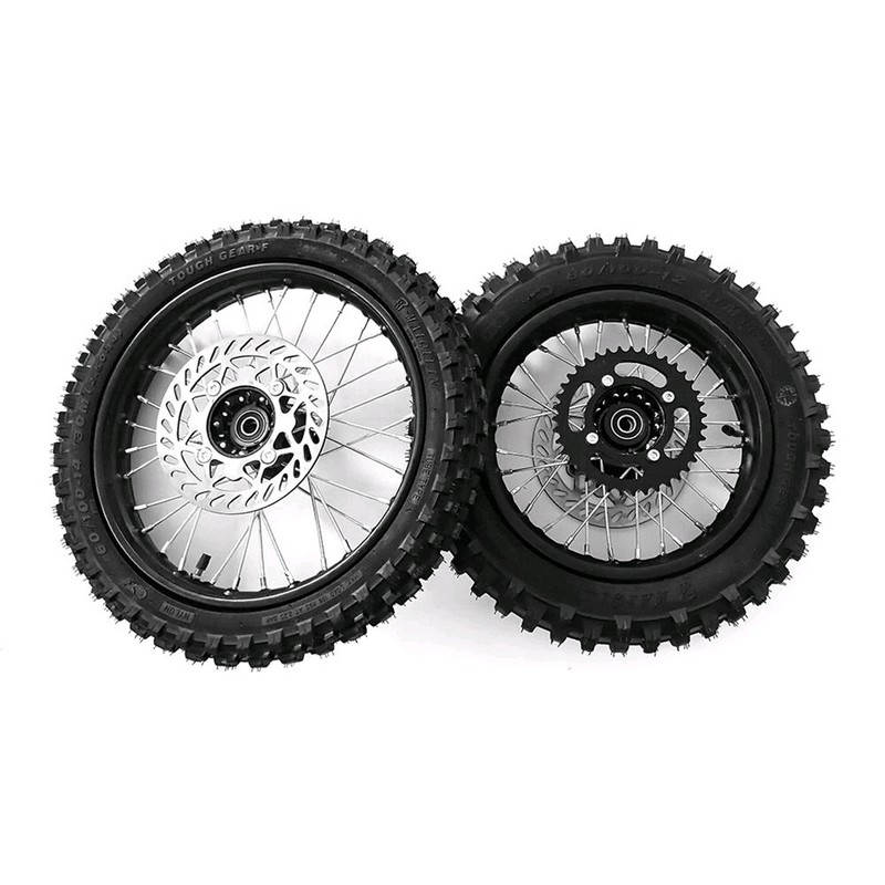 Sada crossových kol 14/12 kompletní (přední kotouč 190 mm)
